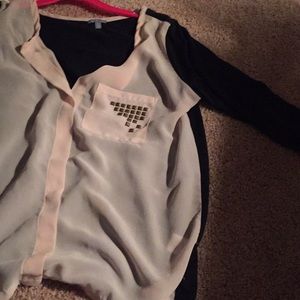 Charlotte Russe Long Sleeve Tee